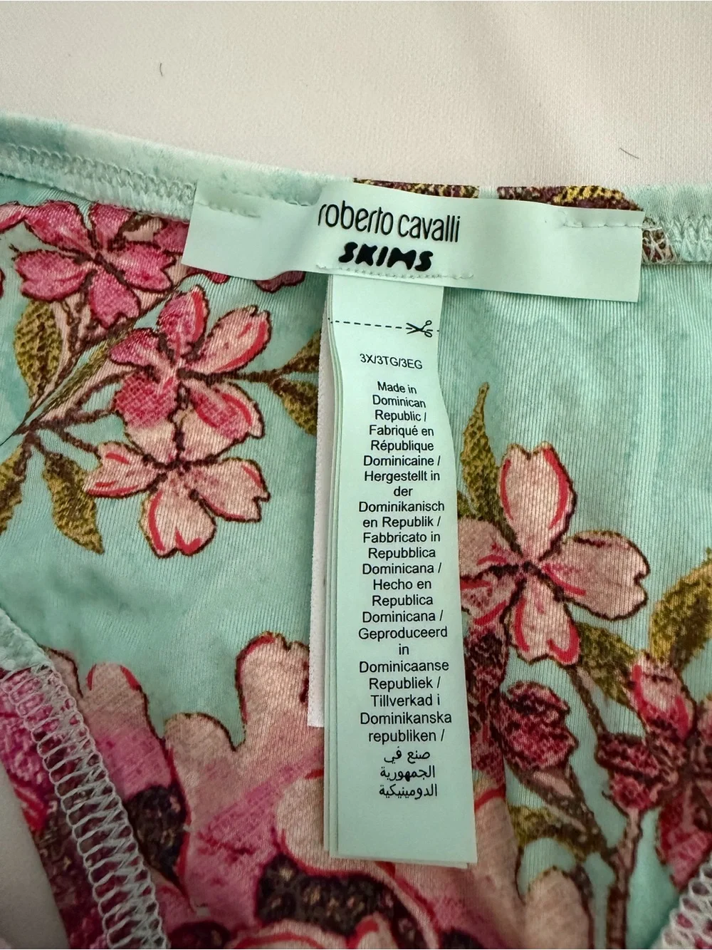 Roberto Cavalli x SKIMS Fagianella Micro Bandeau Thong Bikini Set 3X